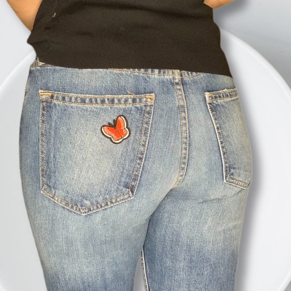 Joie Jeans with Floral and Butterfly Detail 🦋🌹 - Picture 2 of 5